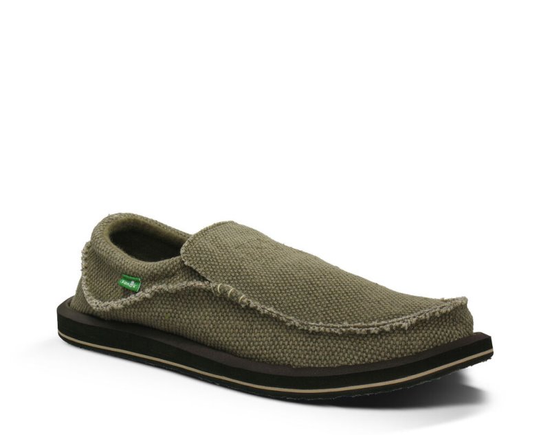 Sanuk Chiba Men's Shoes Brown | Canada 273MQZ